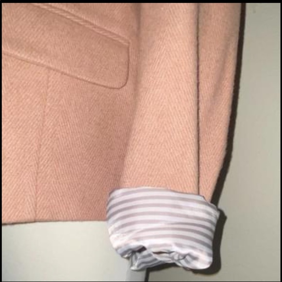 GAP Blush Blazer Jacket with elbow patches Size 2 - Picture 6 of 8